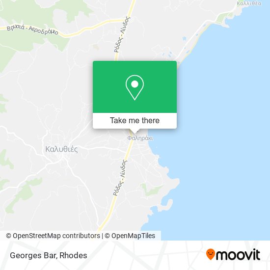 Georges Bar map