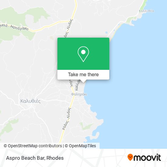 Aspro Beach Bar map