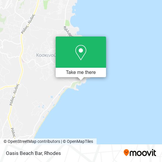 Oasis Beach Bar map