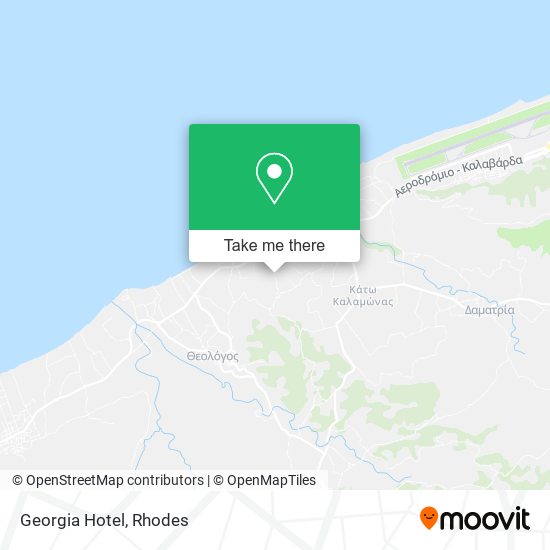 Georgia Hotel map
