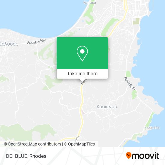 DEI BLUE map