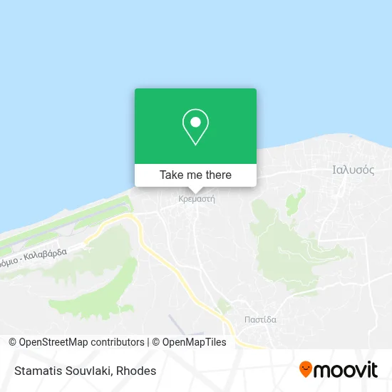 Stamatis Souvlaki map