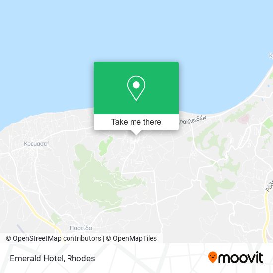 Emerald Hotel map