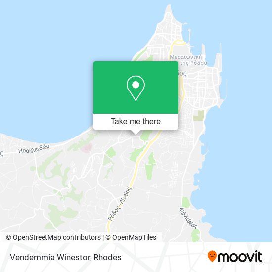 Vendemmia Winestor map