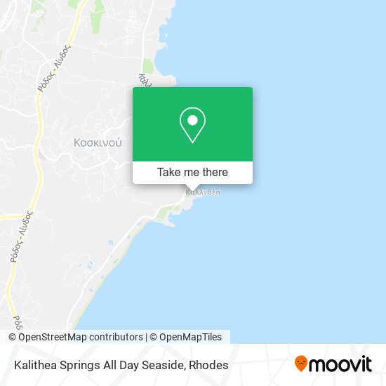Kalithea Springs All Day Seaside map