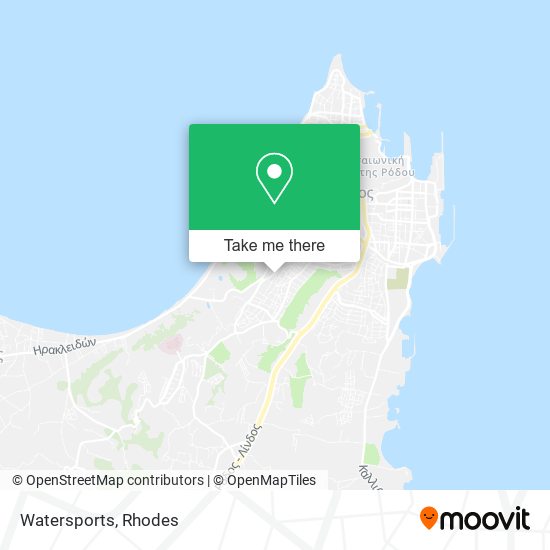 Watersports map