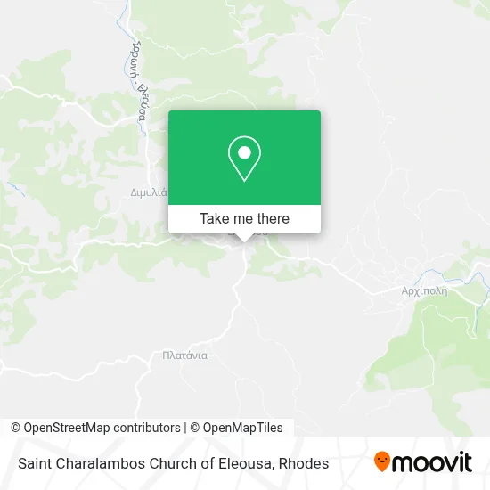 Saint Charalambos Church of Eleousa map