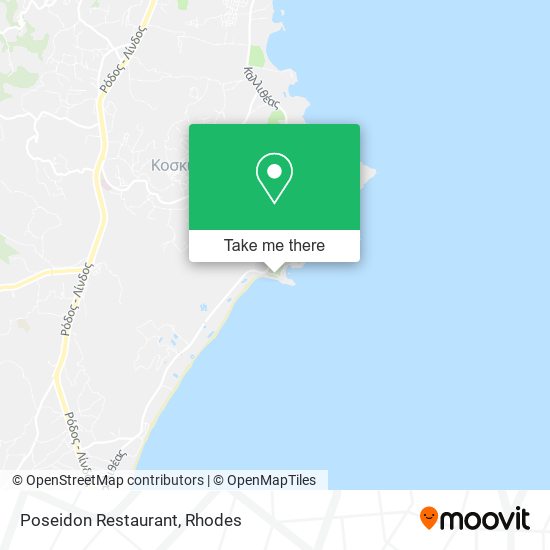 Poseidon Restaurant map