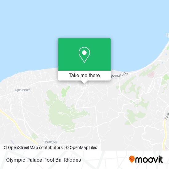 Olympic Palace Pool Ba map