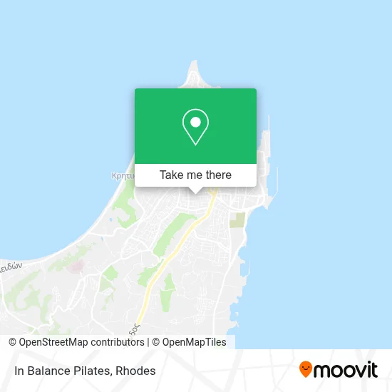 In Balance Pilates map