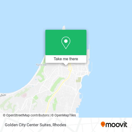 Golden City Center Suites map