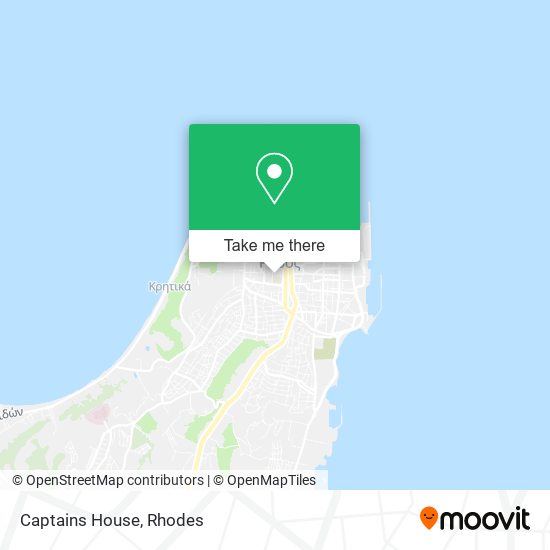 Captains House map
