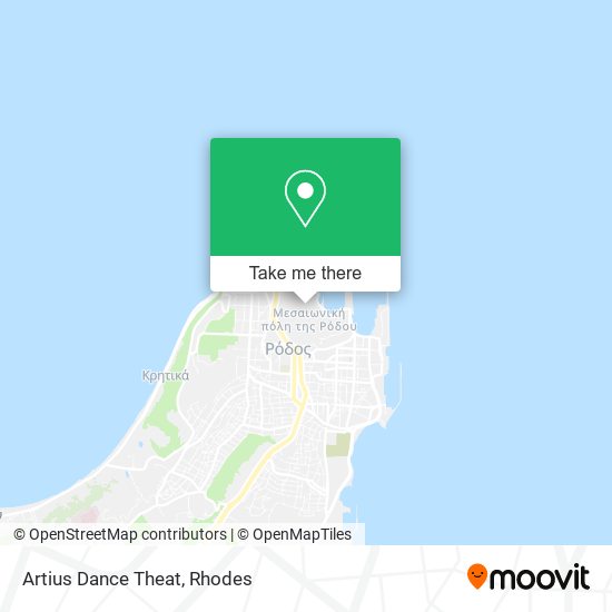 Artius Dance Theat map