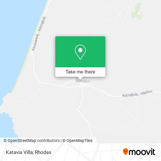 Katavia Villa map