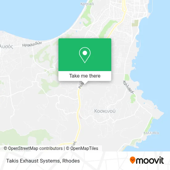 Takis Exhaust Systems map