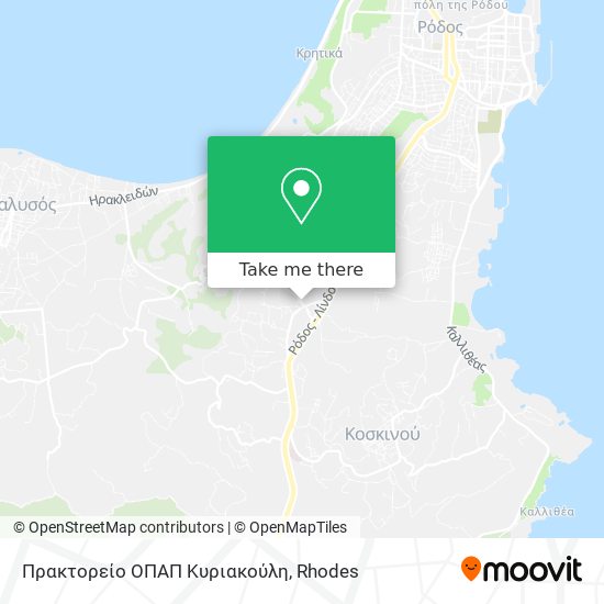 Πρακτορείο ΟΠΑΠ Κυριακούλη map