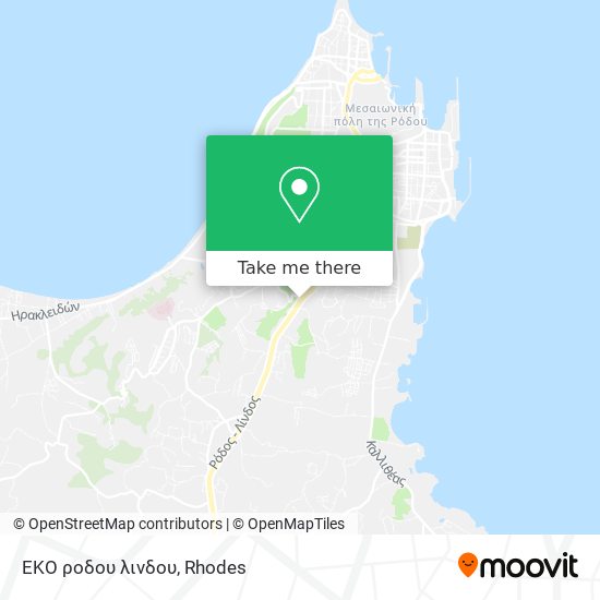 EKO  ροδου λινδου map