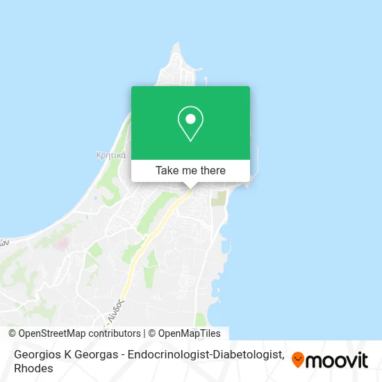 Georgios K Georgas - Endocrinologist-Diabetologist map
