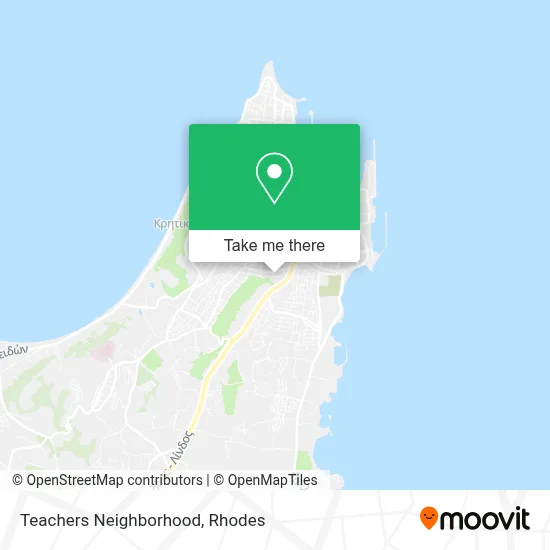 Teachers Neighborhood map
