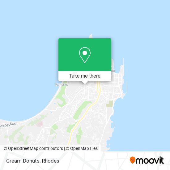 Cream Donuts map