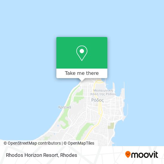 Rhodos Horizon Resort map