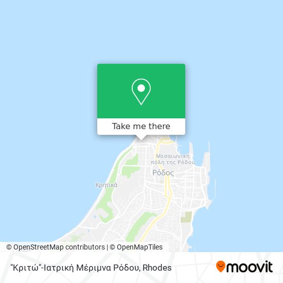 "Κριτώ"-Ιατρική Μέριμνα Ρόδου map