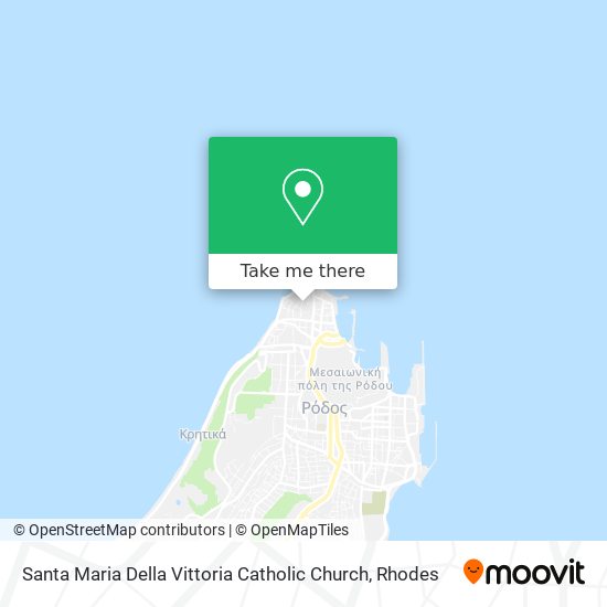 Santa Maria Della Vittoria Catholic Church map