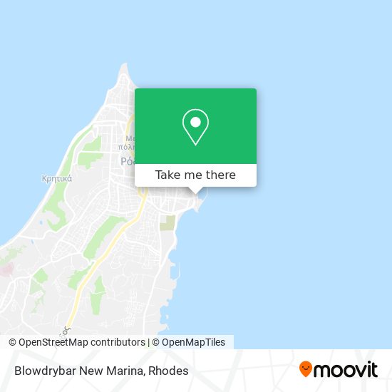 Blowdrybar New Marina map