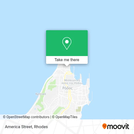America Street map