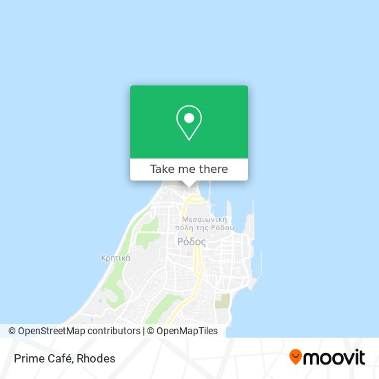 Prime Café map