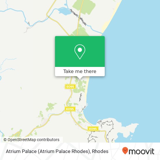 Atrium Palace (Atrium Palace Rhodes) map