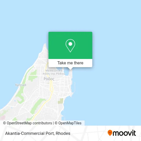 Akantia-Commercial Port map