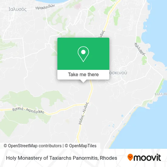 Holy Monastery of Taxiarchs Panormitis map