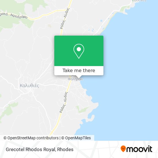 Grecotel Rhodos Royal map