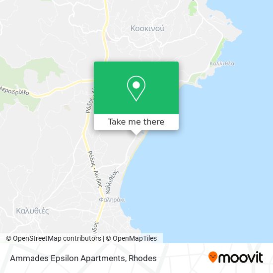 Ammades Epsilon Apartments map