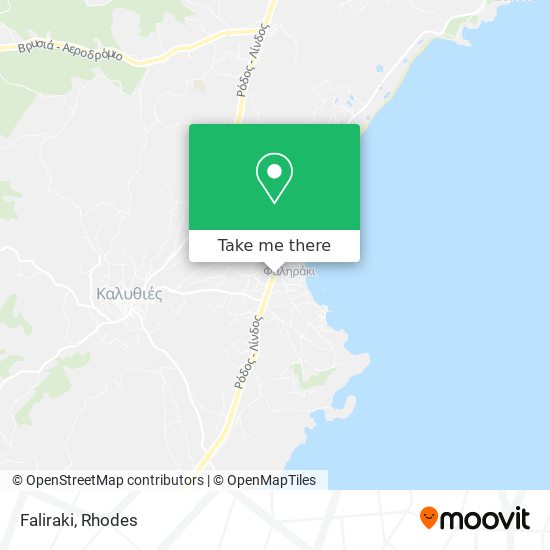 Faliraki map