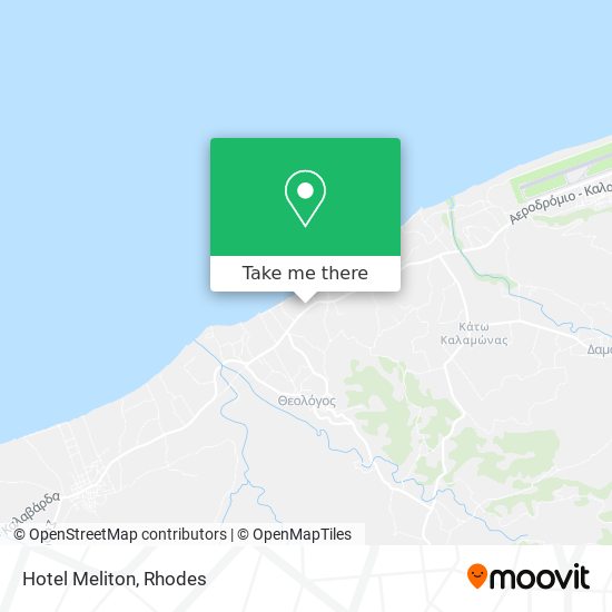 Hotel Meliton map