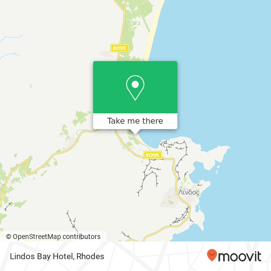 Lindos Bay Hotel map