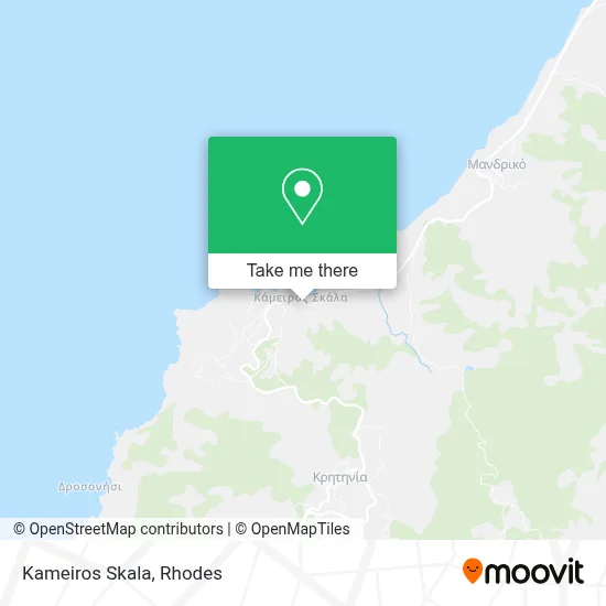 Kameiros Skala map