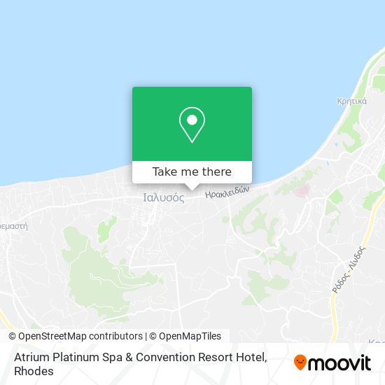 Atrium Platinum Spa & Convention Resort Hotel map