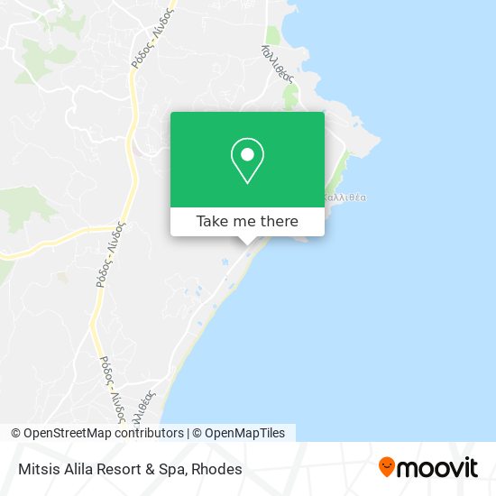 Mitsis Alila Resort & Spa map
