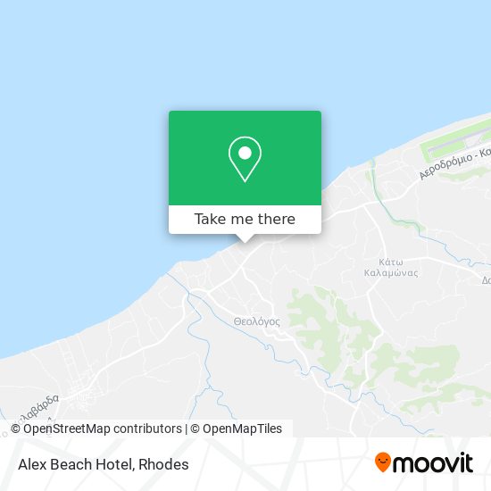 Alex Beach Hotel map