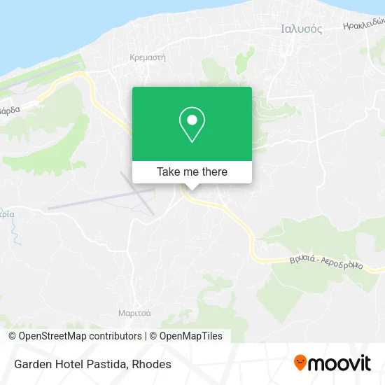 Garden Hotel Pastida map