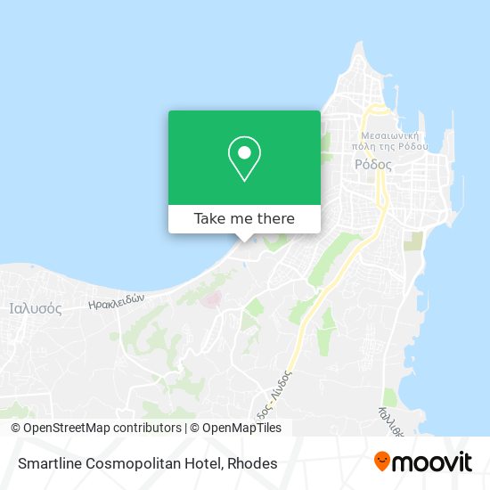 Smartline Cosmopolitan Hotel map