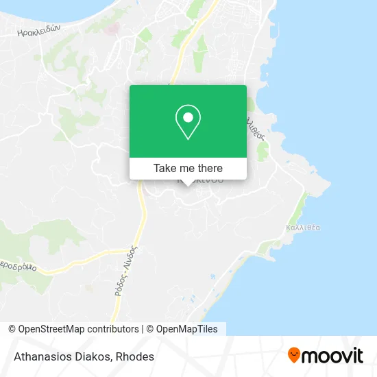 Athanasios Diakos map