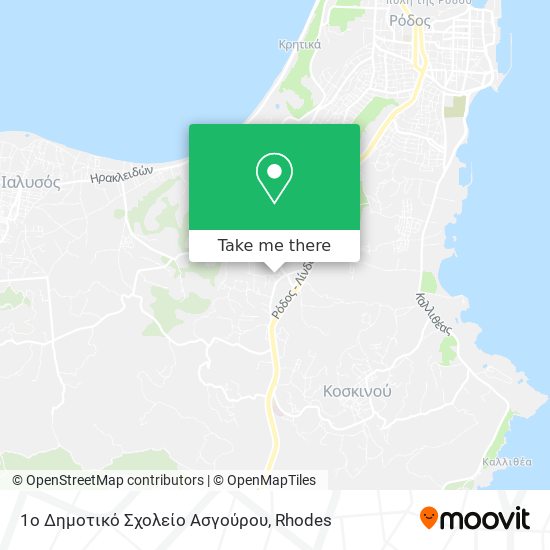 1ο Δημοτικό Σχολείο Ασγούρου map