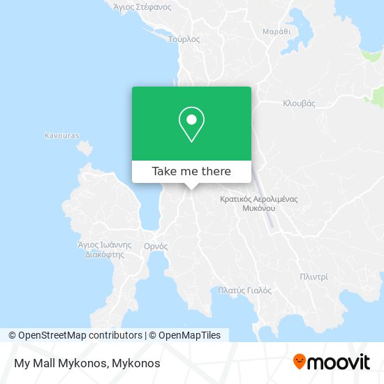 My Mall Mykonos map
