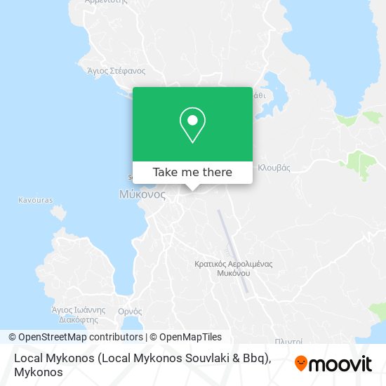 Local Mykonos (Local Mykonos Souvlaki & Bbq) map