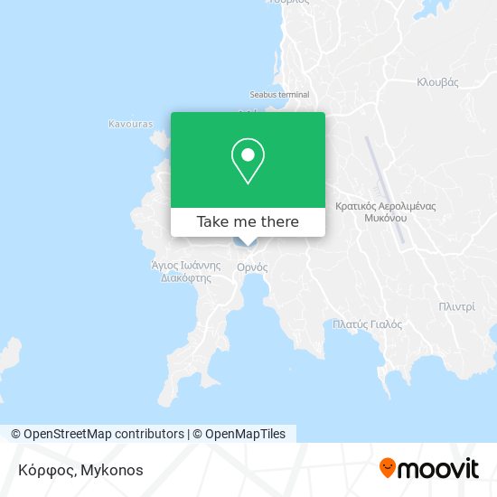 Κόρφος map