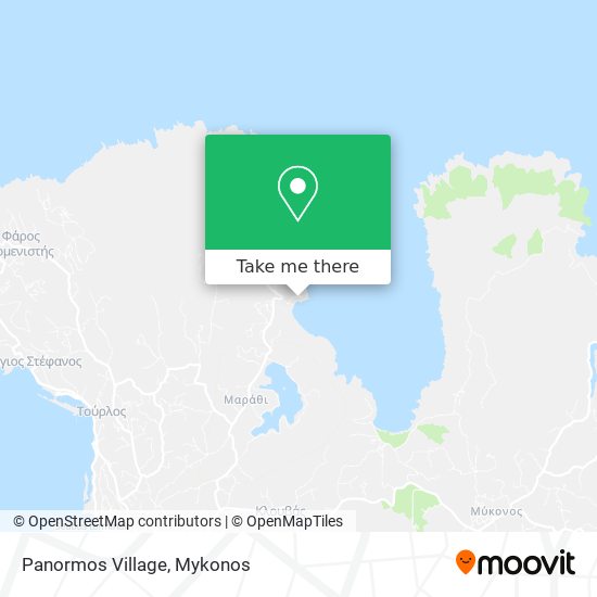 Panormos Village map